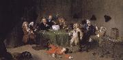 William Hogarth A modern midnight conversation France oil painting artist